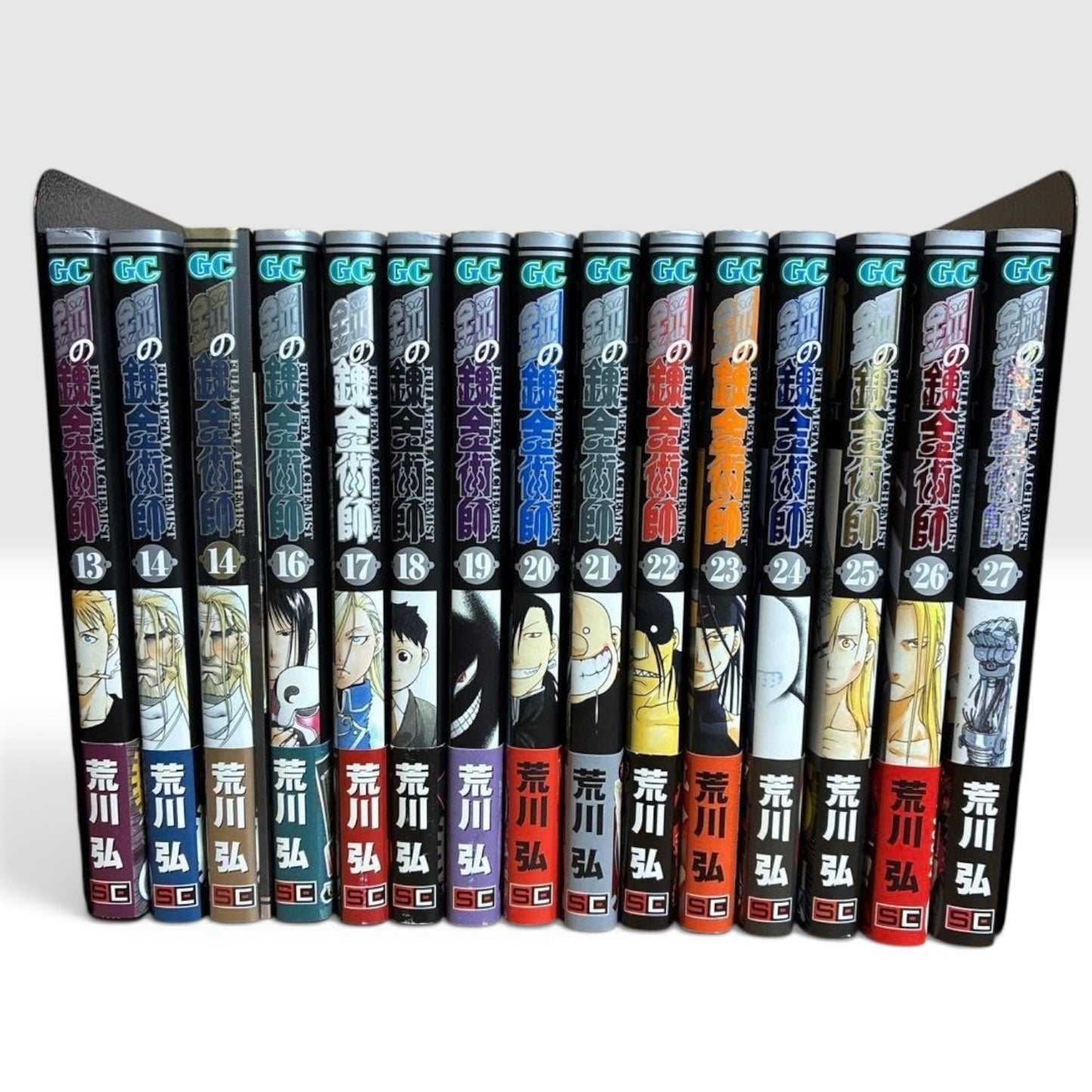 Fullmetal Alchemist Vol.1-27 Complete Set All 1st Edition Obi Bonus Card Japan