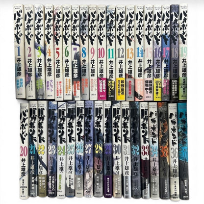 Vagabond Vol.1-37 Complete Set All 1st Edition Obi Inoue Takehiko Japan Manga