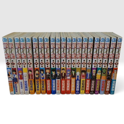 Gintama Vol.1-77 + 8 Fanbooks Complete Set All 1st Edition Obi Japanese Manga JP