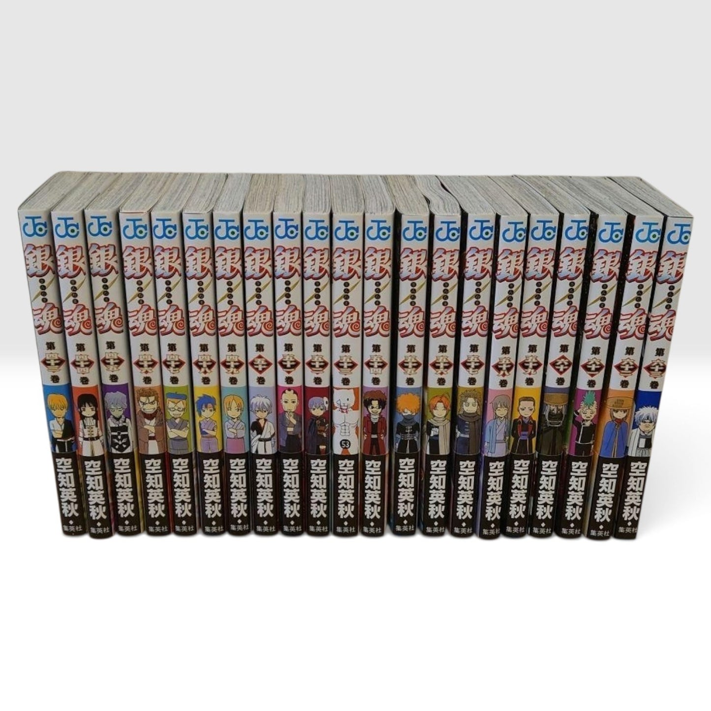 Gintama Vol.1-77 + 8 Fanbooks Complete Set All 1st Edition Obi Japanese Manga JP