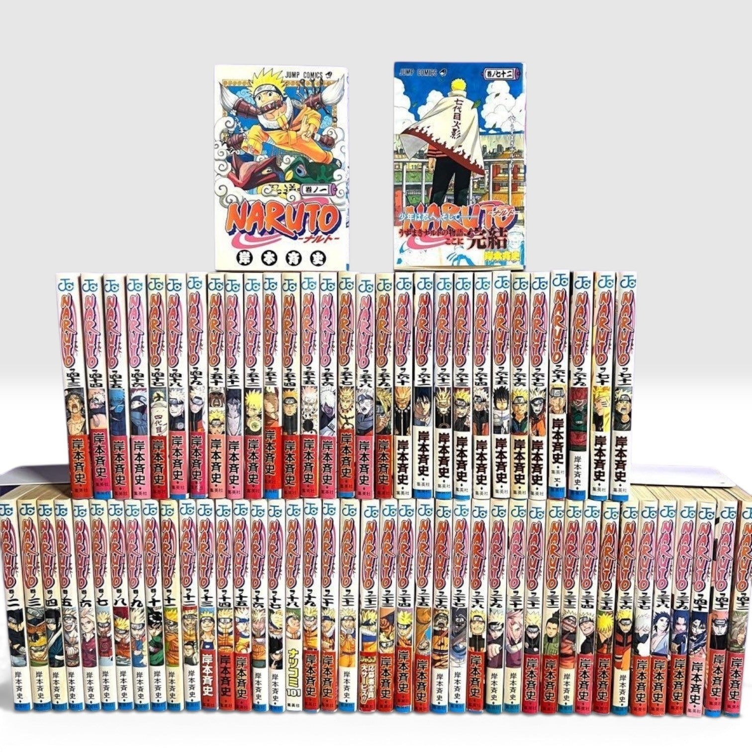 NARUTO Vol.1-72 Complete Manga Set All First Print Japanese Masashi Kishimoto