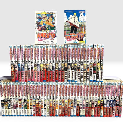 NARUTO Vol.1-72 Complete Manga Set All First Print Japanese Masashi Kishimoto