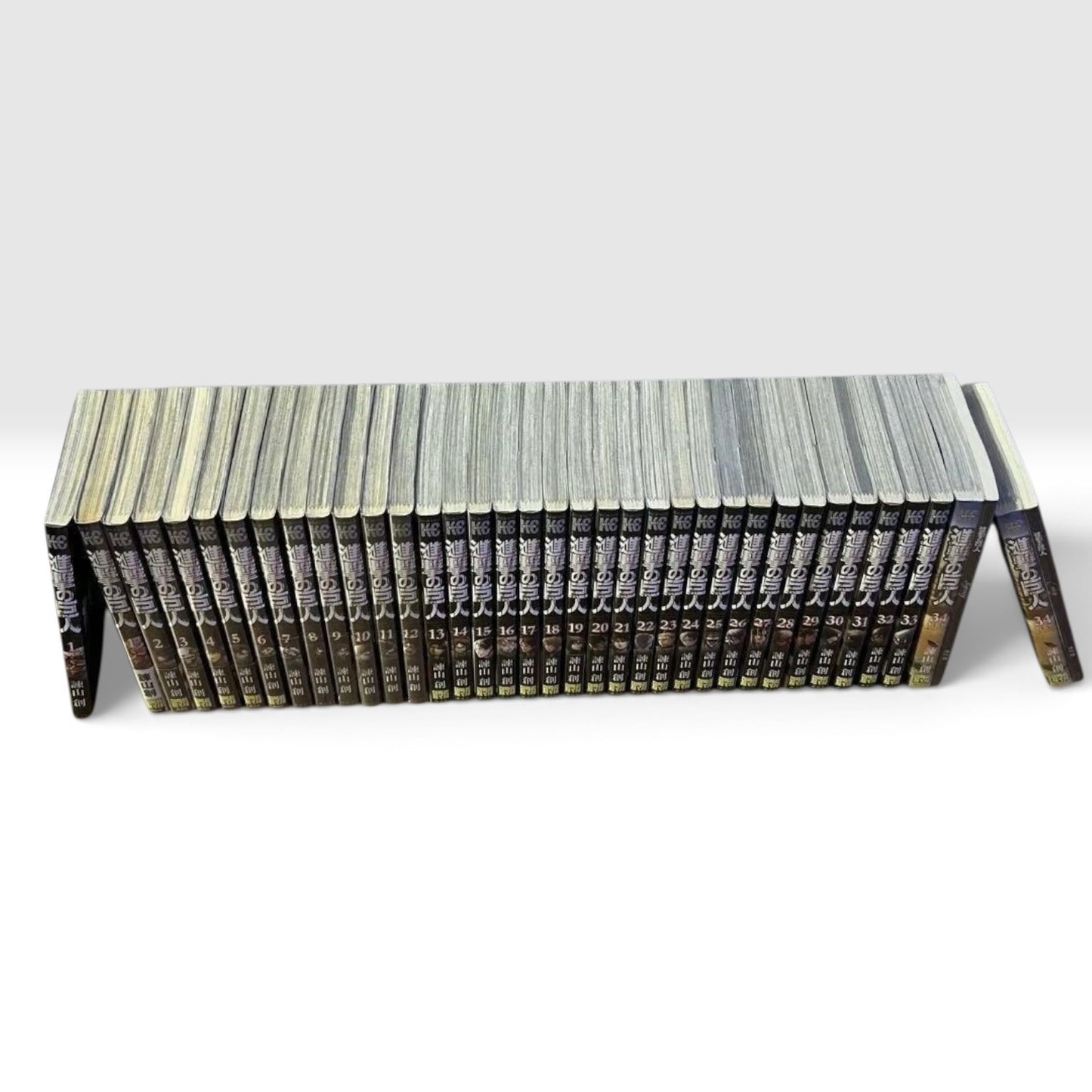 Attack on Titan Vol.1-34 Complete Set All First Edition Hajime Isayama Japan