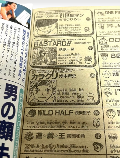 Weekly Shonen Jump 1998 No.4-5 Masashi Kishimoto Debut Naruto Creator w/ Extra