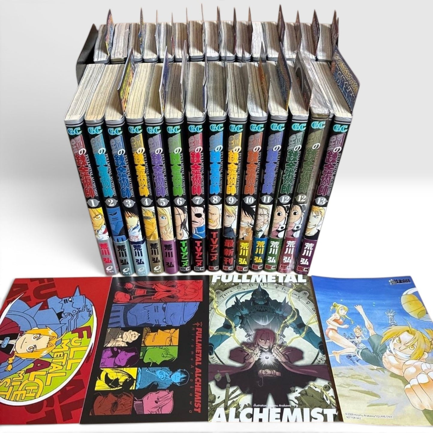Fullmetal Alchemist Vol.1-27 Complete Set All 1st Edition Obi Bonus Card Japan