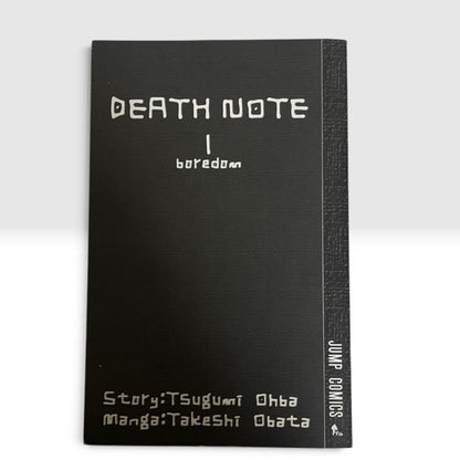 Death Note Vol. 1 First Edition 1st Print Obi Jump Paradise Takeshi Obata Japan