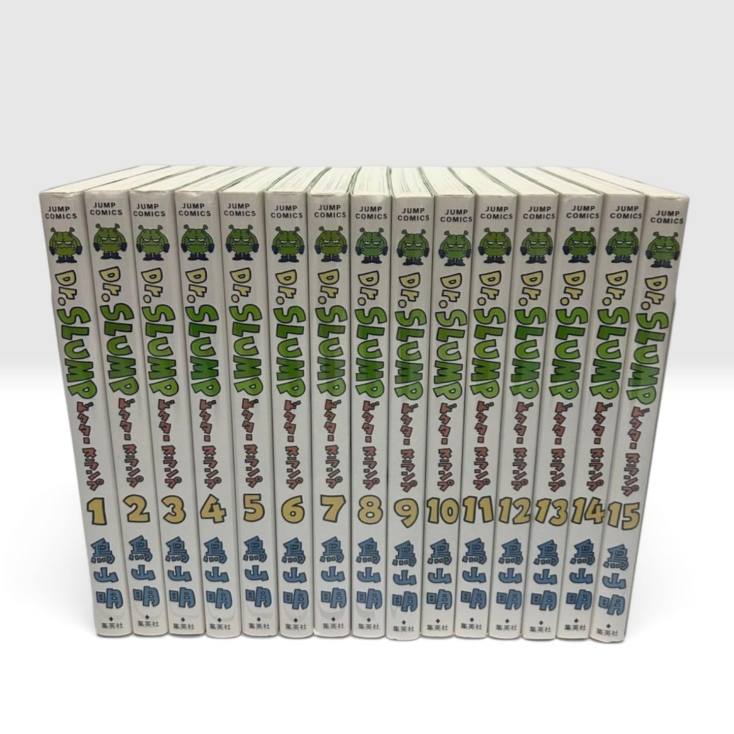 Dr. Slump Kanzenban Vol.1-15 Complete Set All 1st Edition Akira Toriyama Manga