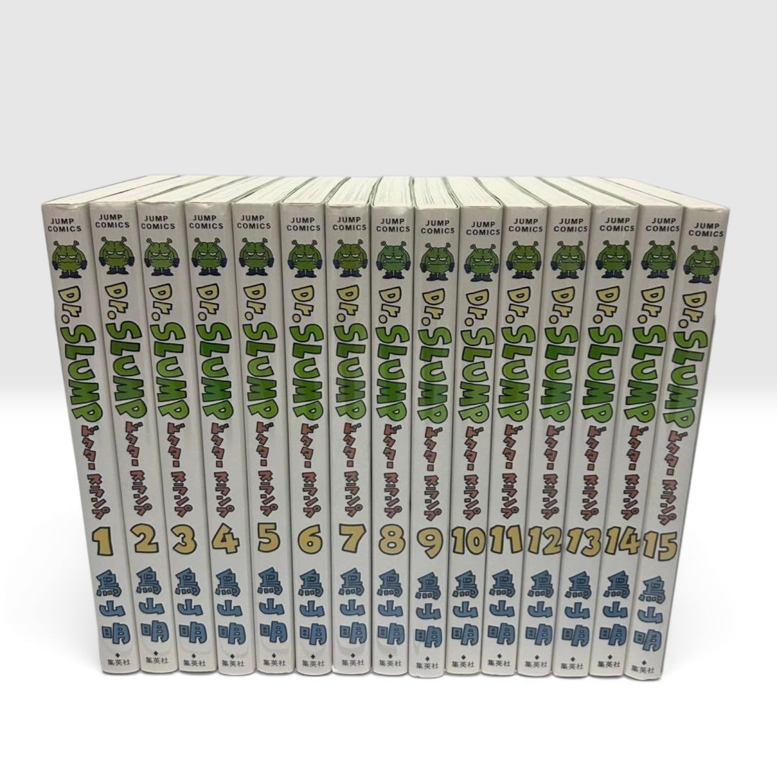Dr. Slump Kanzenban Vol.1-15 Complete Set All 1st Edition Akira Toriyama Manga