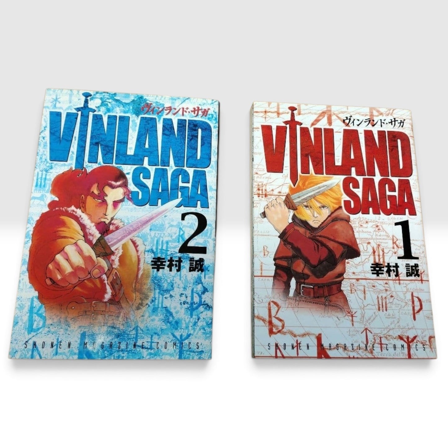 Vinland Saga Vol.1-2 1st Edition Manga Set Shonen Magazine Makoto Yukimura Japan