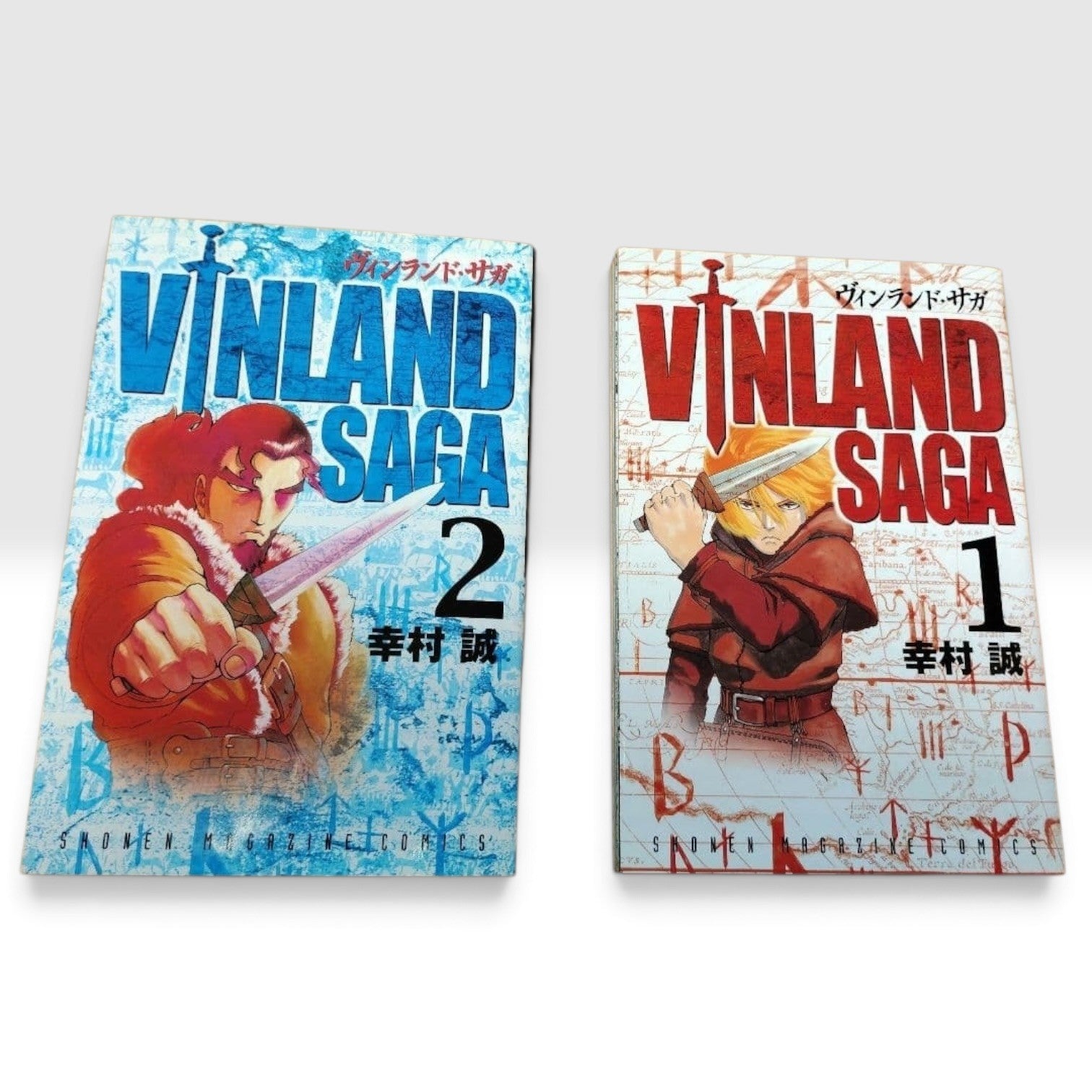 Vinland Saga Vol.1-2 1st Edition Manga Set Shonen Magazine Makoto Yukimura Japan