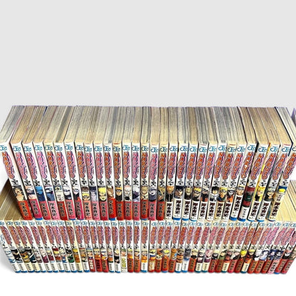 NARUTO Vol.1-72 Complete Manga Set All First Print Japanese Masashi Kishimoto