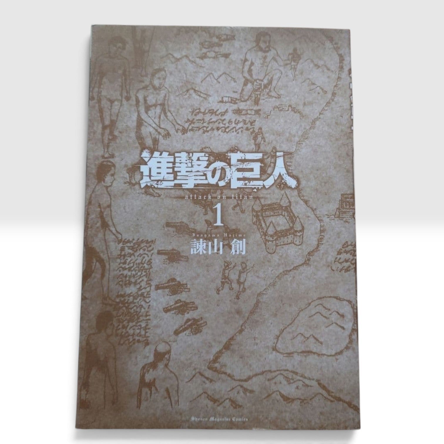 ATTACK ON TITAN Vol. 1 First 1st Printing Edition Manga Japan Rare