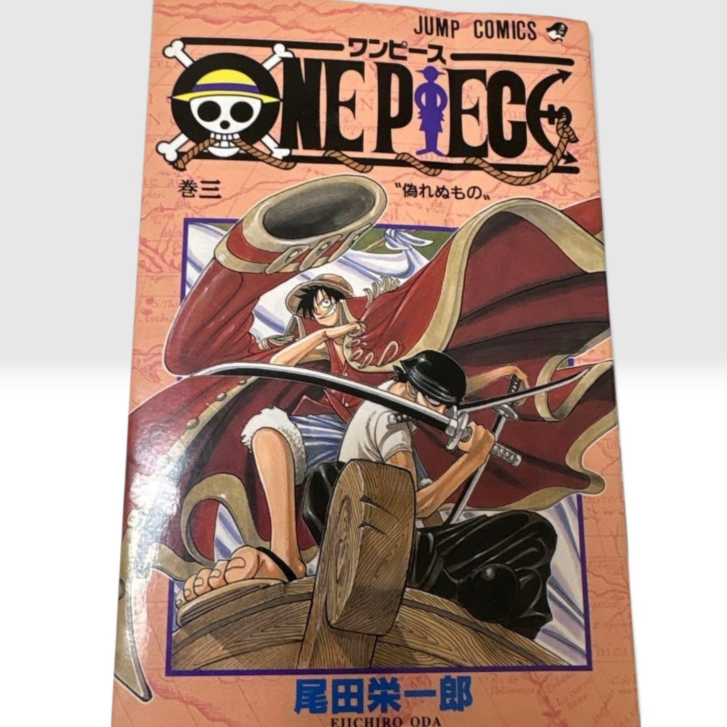 One Piece Vol.2-3 1st Edition 1st Printing 1998 Manga Set Bonus Luffy Card Japan
