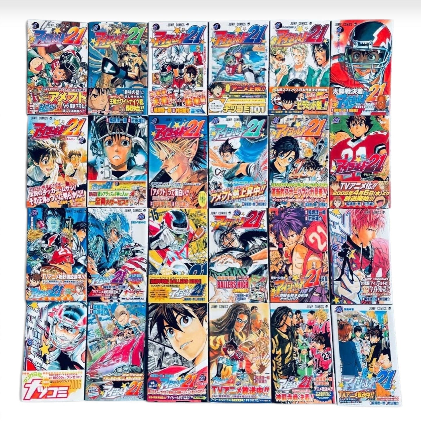 Eyeshield 21 Vol.1-37 Complete Set All 1st Edition Obi Comic News Japan Manga