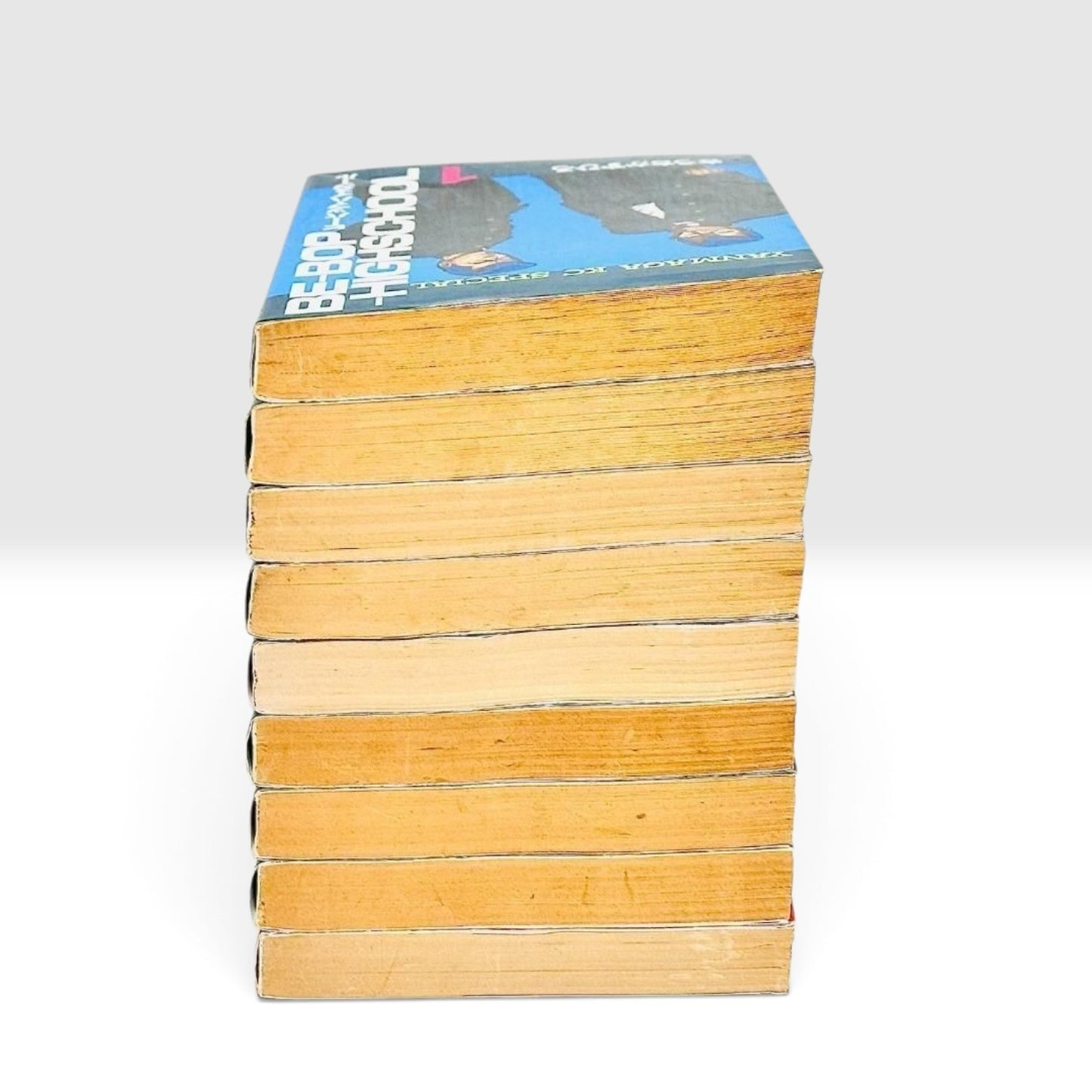 BE-BOP-HIGHSCHOOL Vol. 1 ,3-10 9 Books Set All 1st Edition Japanese Manga Kiuchi