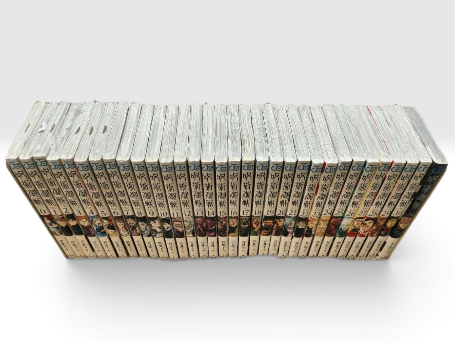 Jujutsu Kaisen Vol 1-30 +0 +Fanbook 1st Print Complete Set Obi Shrink Sealed NEW