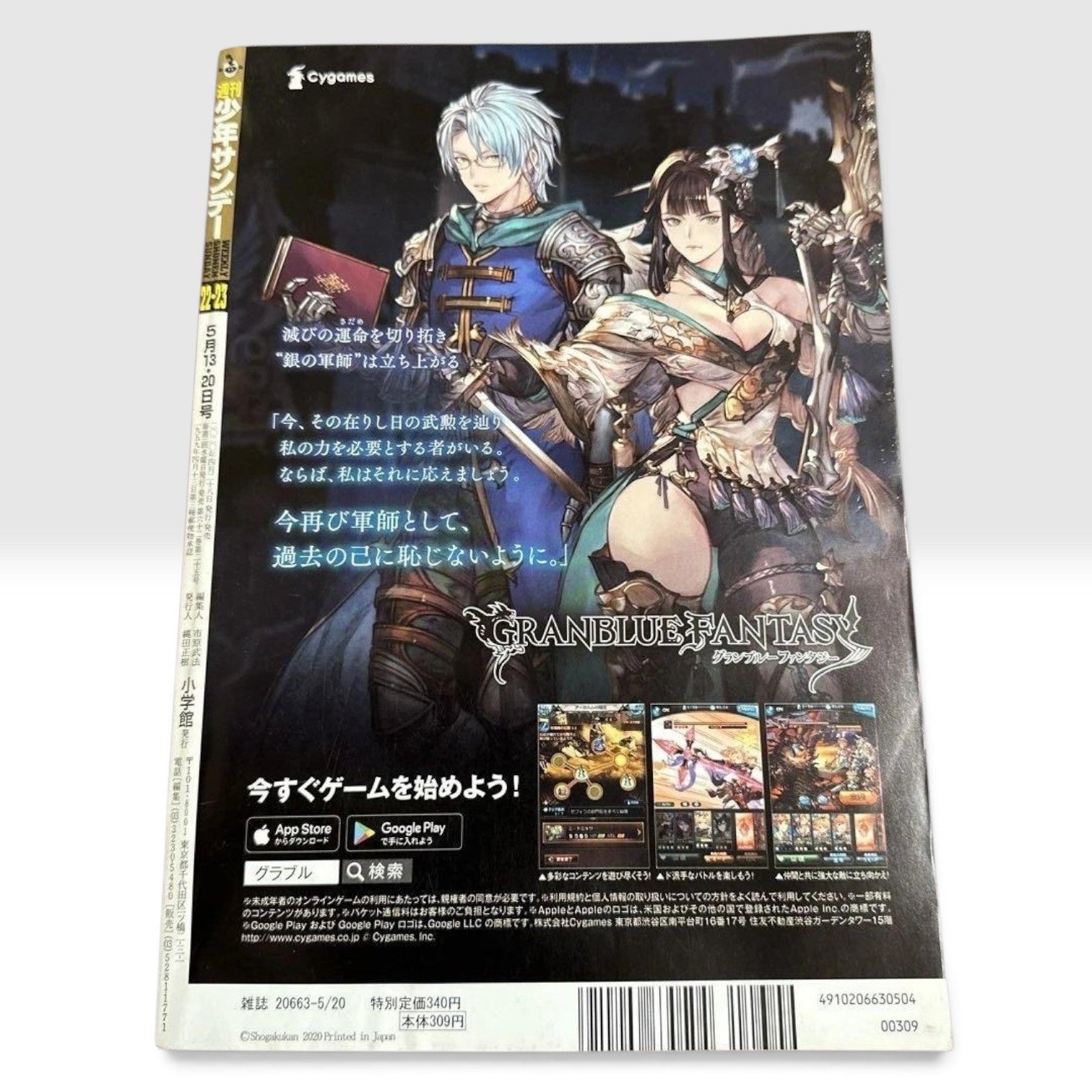 Weekly Shonen Sunday 2020 No.22-23 Frieren Debut First Chapter Conan Cover