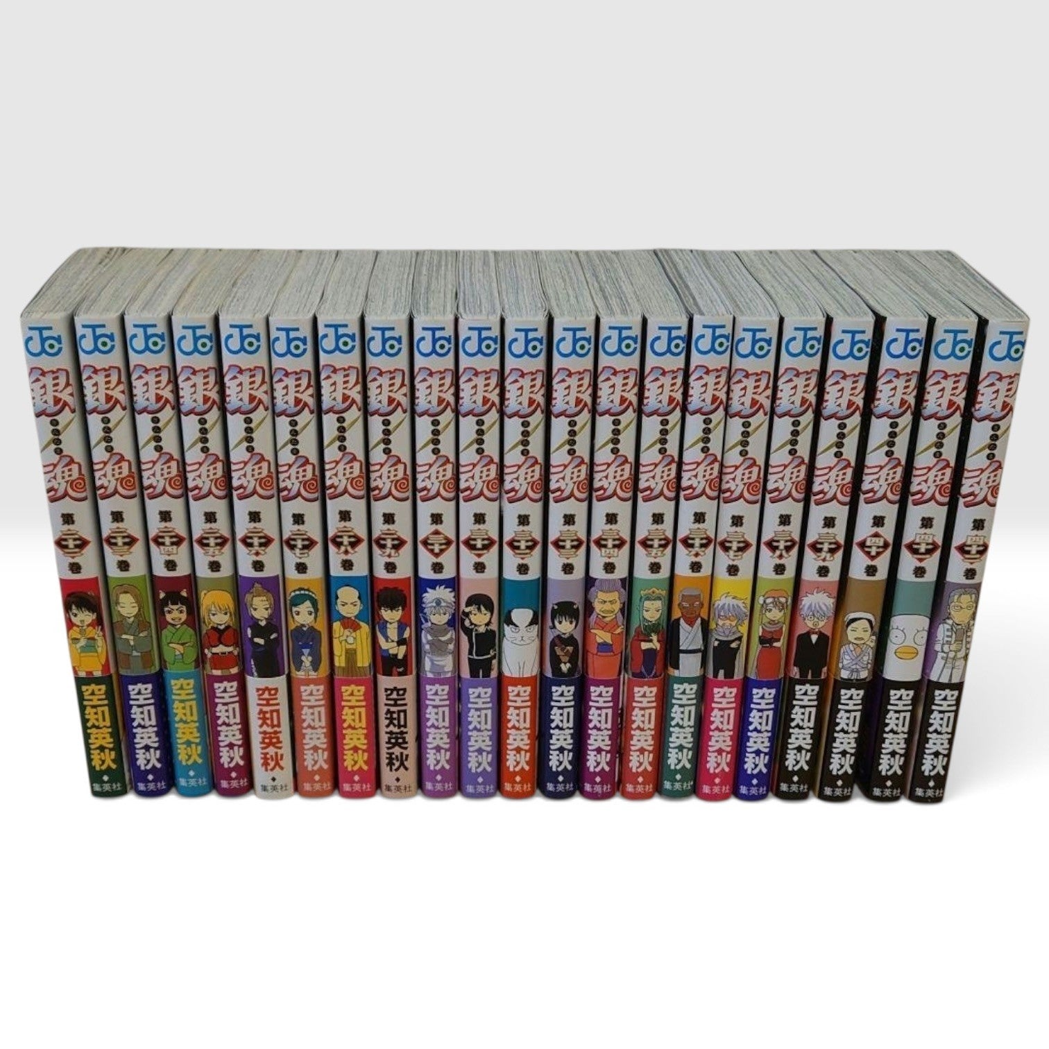 Gintama Vol.1-77 + 8 Fanbooks Complete Set All 1st Edition Obi Japanese Manga JP