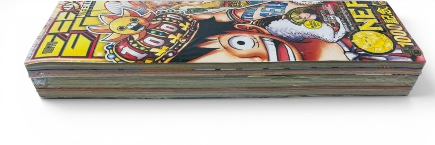 SEALED Weekly Shonen Jump 2021 No.3&4 and 5&6 One Piece Episode 999-1000 Shrink