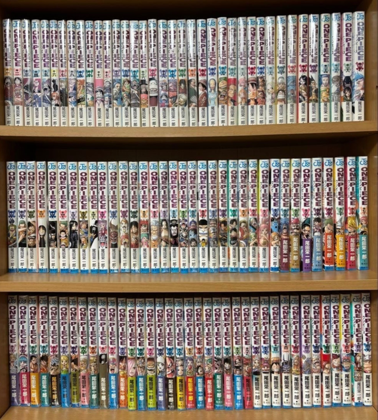 ONE PIECE Vol.1-109 Complete Set All 1st Edition Print Obi 1997 Japanese Manga