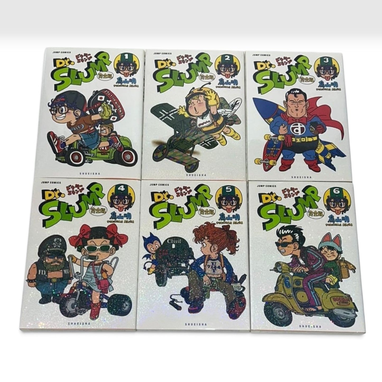 Dr. Slump Kanzenban Vol.1-15 Complete Set All 1st Edition Akira Toriyama Manga