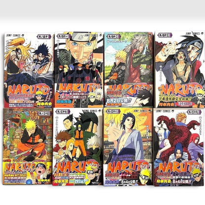 NARUTO Vol.1-72 Complete Manga Set All First Print Japanese Masashi Kishimoto