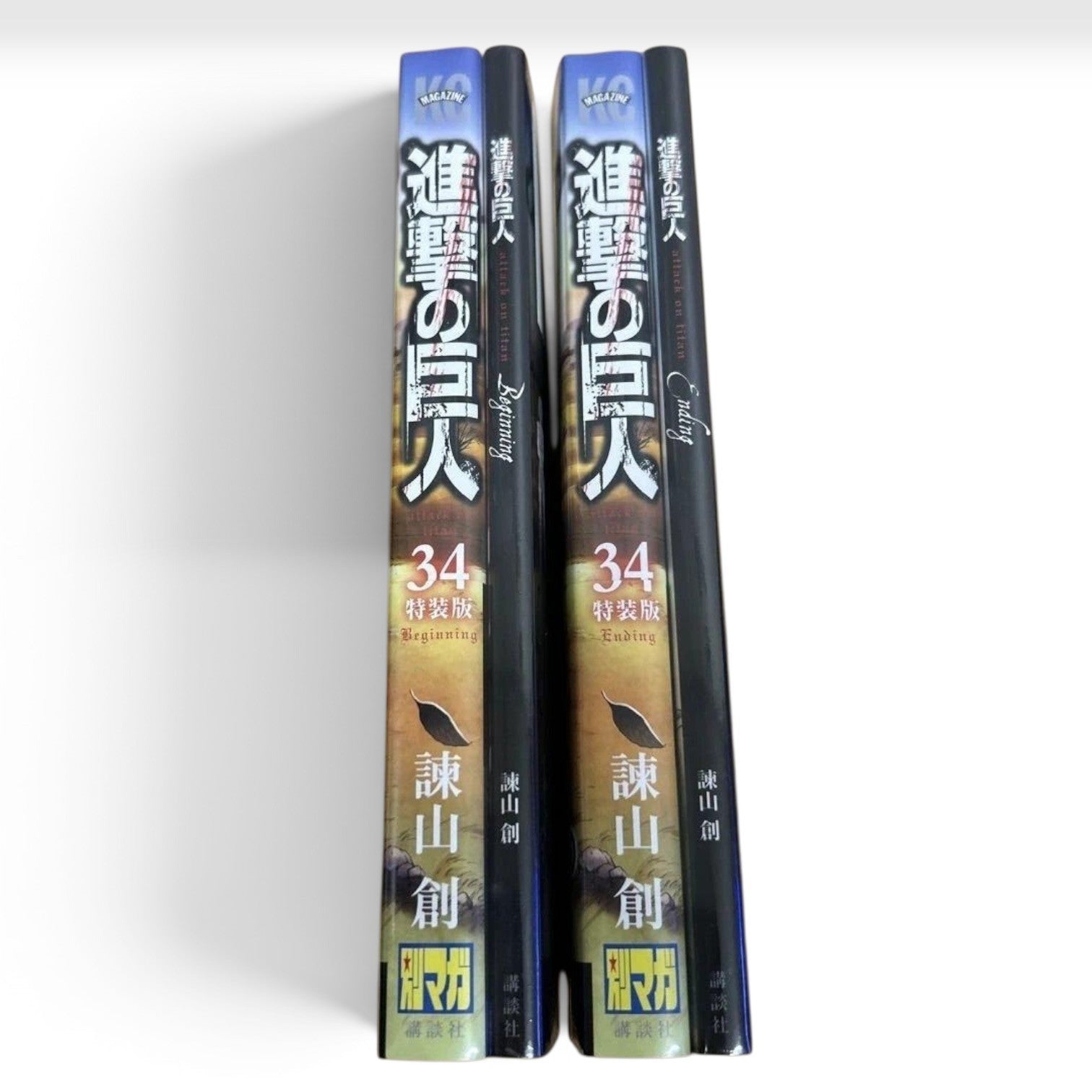 Attack on Titan Vol.1-34 Complete Set All First Edition Hajime Isayama Japan