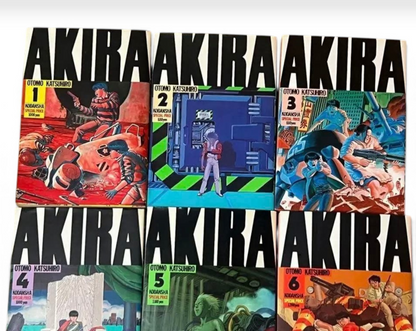 AKIRA Vol.1-6 Complete Set First Print Japanese Manga Katsuhiro Otomo RARE Japan