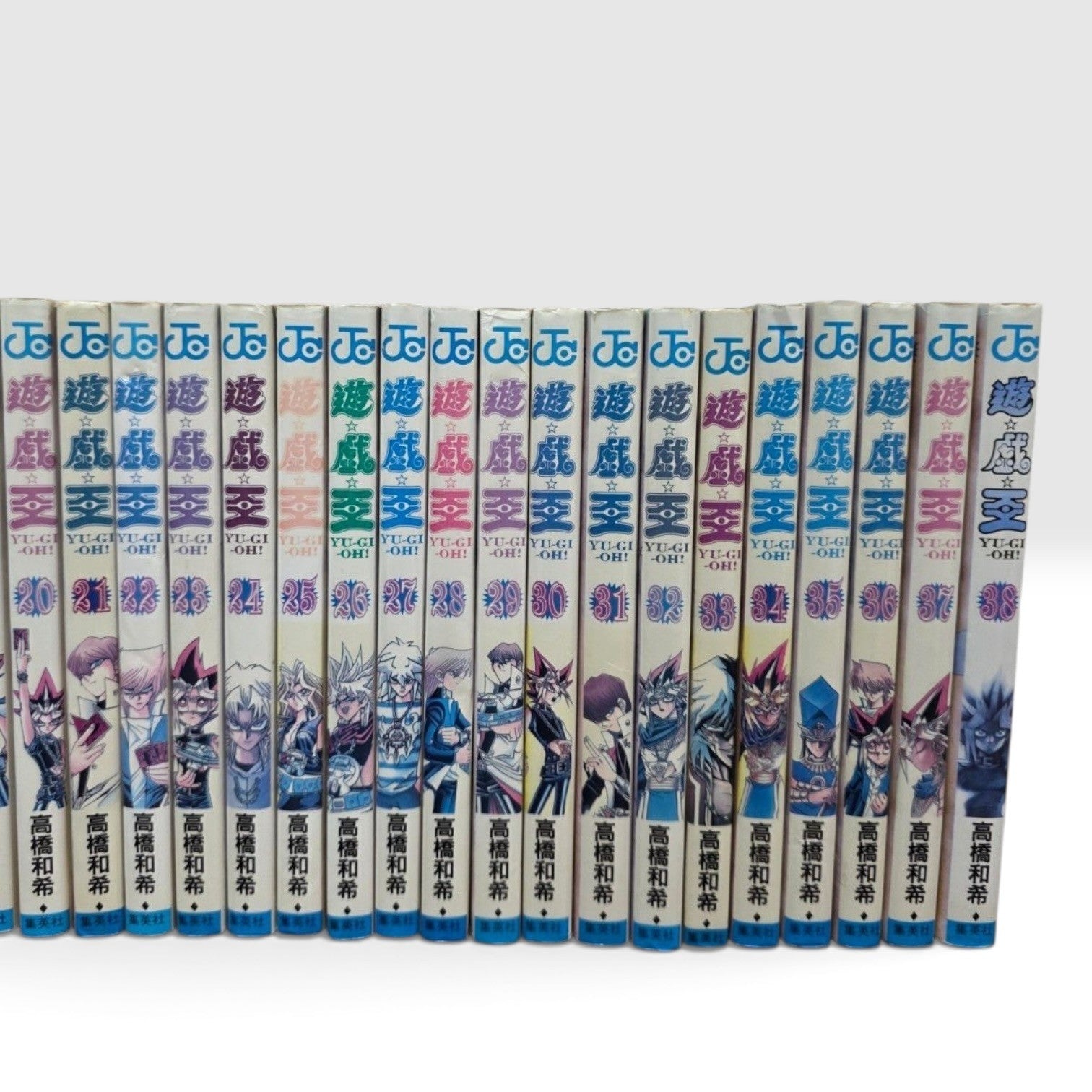 Yu-Gi-Oh Vol.1-38 Complete Manga Set Vol.1 First Print Kazuki Takahashi Japan