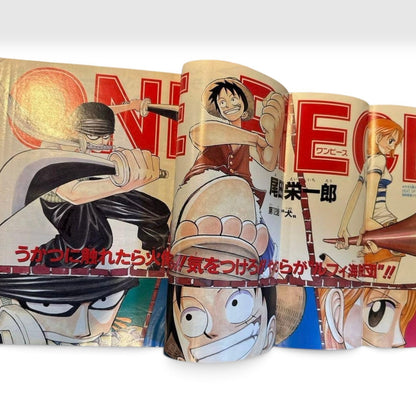 Weekly Shonen Jump 1997 No.46 One Piece 2nd Cover Color Pages Eiichiro Oda Japan