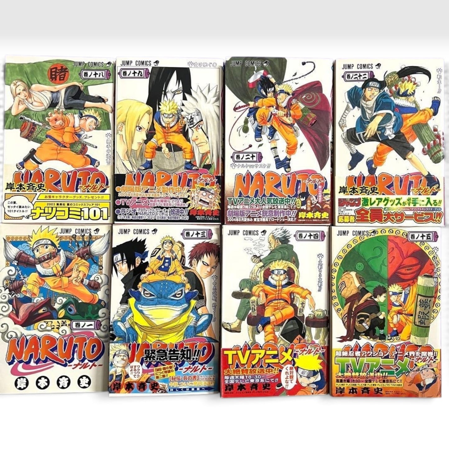 NARUTO Vol.1-72 Complete Manga Set All First Print Japanese Masashi Kishimoto