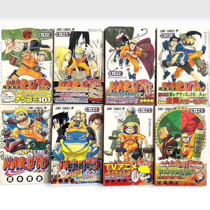 NARUTO Vol.1-72 Complete Manga Set All First Print Japanese Masashi Kishimoto