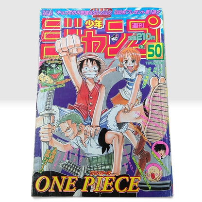 Weekly Shonen Jump 1997 No.50 One Piece Cover w/ Poster Japanese Magazine