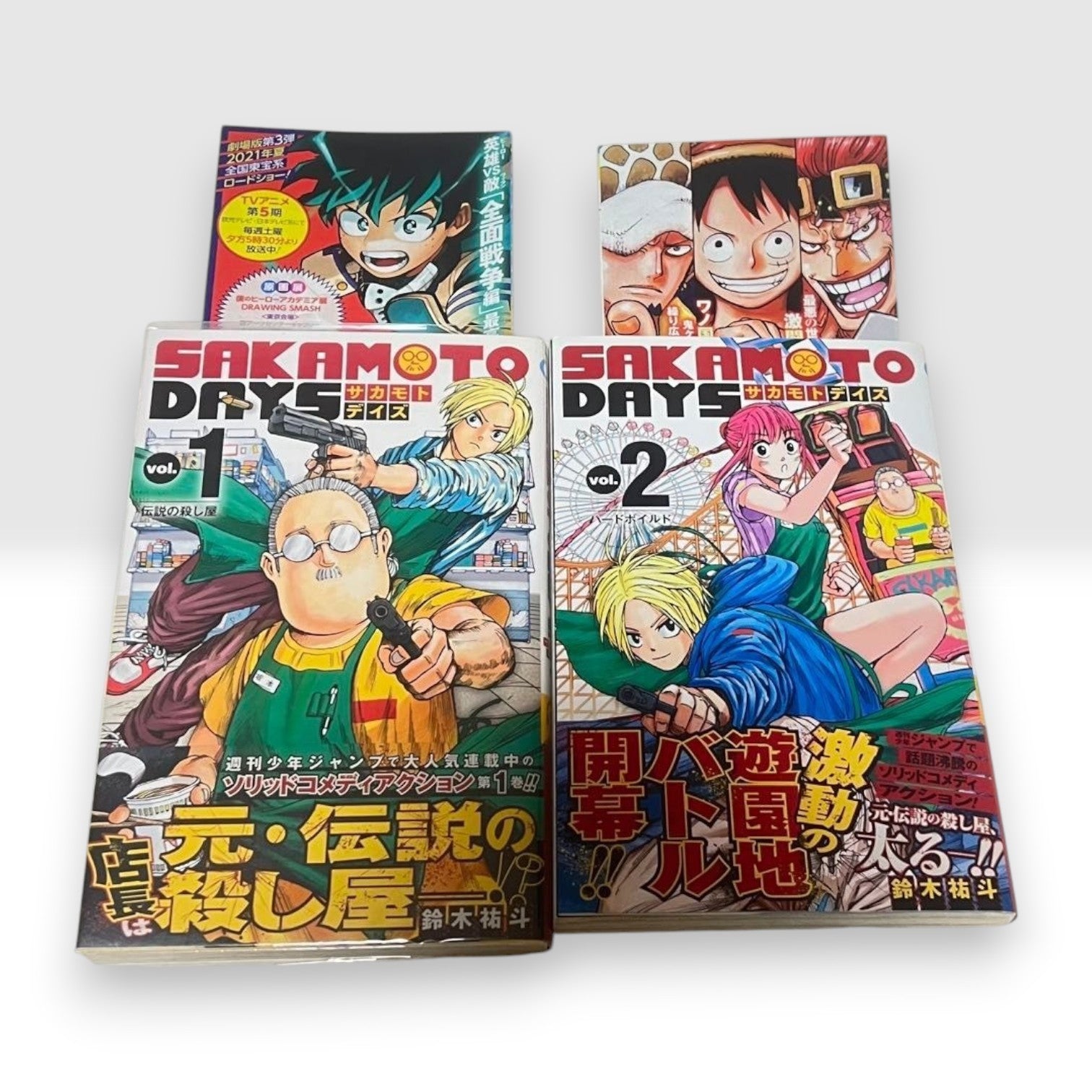 SAKAMOTO DAYS  Vol.1 & 2 Both 1st Print Edition 2021 w/Obi Manga Yuto Suzuki