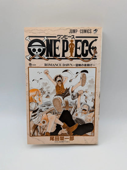 ONE PIECE Vol.1 1st Print Edition 1997 w/ Comic News Manga Eiichiro Oda JAPAN